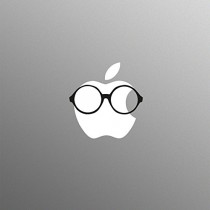 Retro Lunettes Decal Sticker pour 13 15 17 pouces Apple MacBook / Pro / Air Ordinateur portable