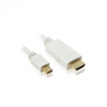 CABLING® 1,8 m - Cordon Mini DisplayPort (** avec audio**) Compatible "Thunderbolt" vers HDMI 1.3b - Full HD 1080p - pour MacBook, MacBook Air ,MacBook Pro, iMac, avec Mini DP .