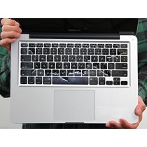 PAG Fragmentary Steel Plate Keyboard PVC Gratuit Bubble Decal autocollant Pour Macbook Pro 13 pouces 15