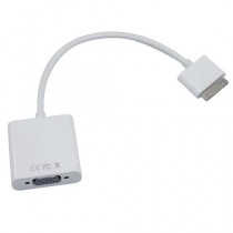 VersionTech-Adaptateur Cable 30pin Micro USB vers VGA pour iPad 1 iPad 2 iPad 3 iPhone 4 iPhone 4S iPod Touch 4 Seulement compatible ios 6.0 à 7.9
