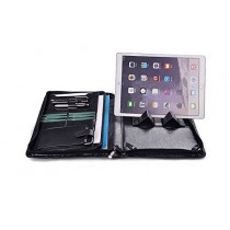 iCarryAlls Padfolio Organiseur Professionnel avec poignée pour 12.9 inch iPad Pro,Noir
