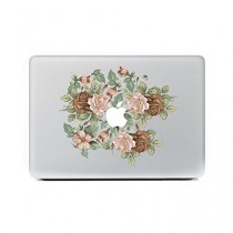 Couverture pivoine Motif Vinyl Decal Skin Laptop Sticker pour Apple Macbook Air Pro Retina 13 pouces