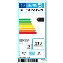 Téléviseur LED 139 cm 55 pouces LG Electronics 55LF561V EEK