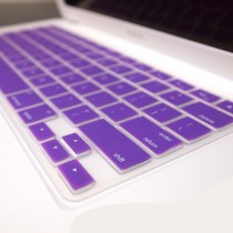 Topideal Coque de protection toucher mat avec protection clavier colorée pour MacBook blanc 13"/33,78 cm Violet
