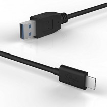 MoKo Câble de données / charge à super haute vitesse réversible USB 3.0 Standard Type A Mâle vers USB 3.1 Type C(USB-C) Mâle conçu pour Apple New MacBook 12 pouces, Nokia N1, Vivo X5 Pro et Plus, NOIR