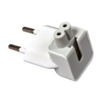 Chargeur secteur fiche secteur, embout de fiche UE Duckhead deux broches adapteur pour Apple Power Adapter pour iPhone iPod iPadMac