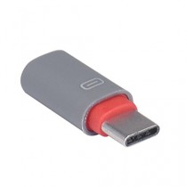 Voberry® Connecteur de Convertisseur USB 3.1 Type-C Mâle vers Micro USB Femelle Connector pour Oneplus 2, Nokia, Meizu Mx Pro 5, MacBook 12'' (Rouge)