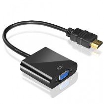 CABLING® HDMI Mâle/VGA Noir, Blanc, 15 cm + Cable VGA 10 mètres