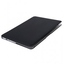 ineway Mat Surface Étui Coque rigide en caoutchouc avec protection d'écran pour Apple MacBook Air 33,8 cm (A1466 et A1369), 33,8 cm Air, couleur unique, plastique, NC-Black, Mac 13.3 AIR case