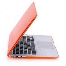 Supremery Apple Macbook Pro Retina 15 (15.4) Case Laptop Bag Hard - Shell - Case Bag Sleeve Case (Macbook Pro 15 Retina, hardcase orange transparent)