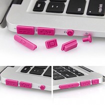 Ports Colorful souple en silicone anti-poussire plug Set Pour Macbook Pro Retina 13,3 15,4
