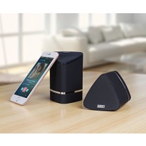 [Nouveauté 2016] August MS625 - Set d'Enceinte Bluetooth Stéréo Portable True Wireless Stereo - Paire de Haut-Parleurs Entièrement Sans-fil 2x5W pour Smartphones, Tablettes, PC, TV et Lecteurs MP3 - Liaison Sans-fil entre Enceintes et Batterie Rechargeabl