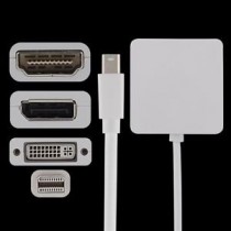 wikson electronics - Mini DisplayPort vers HDMI + DVI + Display Port Adapteur pour Macbook