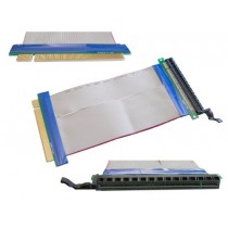 KALEA-INFORMATIQUE © - Riser PCI Express 1 port PCI-E 16x - SOUPLE - Rallonge longueur totale 195mm