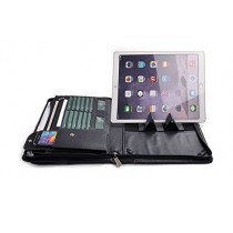 iCarryAlls Padfolio Organisateur Premium avec Rangement Supplémentaire, pour 12.9 inch iPad Pro,Noir