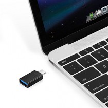 Type C Adaptateur, Aerb [2 PACK] Type C USB 3.1 to USB 3.0 Femelle Adaptateur pour 12 Inch Apple New Macbook, Chromebook Pixel, Nokia N1, Nexus 5X / 6P, and More - Black ...