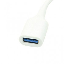 Goliton® USB 3.1 USB C type-c vers U disque souris adaptateur Câble pour Macbook Chromebook Pixel-Blanc