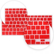 ineway Mat Surface Étui Coque rigide en caoutchouc avec protection d'écran pour Apple MacBook Air 33,8 cm (A1466 et A1369), 33,8 cm Air, UE set-single couleur, plastique, EU set-NC-Red, Mac 13.3 AIR case-3 in 1 set(EU keyboard)