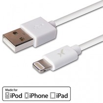 XCSOURCE® [Apple MFI Certifié] 8 Pin Lightning Câble vers Connecteur USB Charge et Synchronisation pour iPhone 6 / 6 Plus 5s 5, iPad Mini/ Mini 2/ Mini3, iPad 4/ iPad Air 2, iPod 7 (Compatible avec le Dernier iOS) Blanc - 2m (6.6ft)