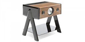 Station HiFi Bluetooth La Boite Concept Cube 2.1 Woody Noir et noyer