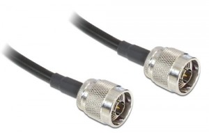 Delock 88681 Câble coaxial Noir