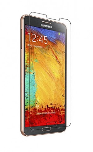 FUTLEX Samsung Note 3 Première Qualité Film Protection d'écran en Verre Trempé - Dureté de verre 9H - 0,33mm d'épaisseur - Transparence HD - Bords arrondis 2,5D - Antichoc - Enduit lipophobe - Toucher délicat - Verre haute qualité - Facile à installer - A