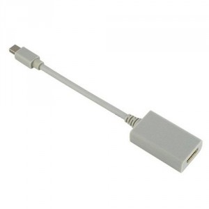 SODIAL(TM) C?ble adaptateur de mini DisplayPort vers HDMI femelle pour Apple Macbook, Macbook Pro ¡­