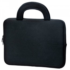 KINGSTAR universel Pochette avec poignée de transport de 7 à écran 32,8 cm Étui de protection en néoprène pour Tablette Sac à fermeture éclair pour Apple iPad pour ordinateur portable MacBook 13.3inch noir - noir