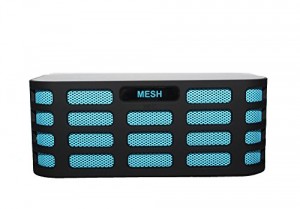Haut-parleur stéréo Bluetooth Audio Dynamix® MESH2 - bleu- 12 h de lecture, portée Bluetooth de 15 m et basses accentuées