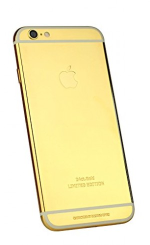 Diamond Cover 315486 High Class 128 Go avec 24 ct or brillant pour Apple iPhone 6S