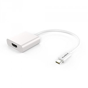 KiWiBiRD® Adaptateur 3.1 USB-C à HDMI 4K (18.5cm plomb, USB TYPE-C à FEMELLE HDMI) pour Apple MacBook 12 pouces, Google 2e Chromebook Pixel 2015, Asus Zen PC AIO, New Dell XPS 12 (9250), XPS 13 (9350), XPS (9550) et plus de Type-C appareils.