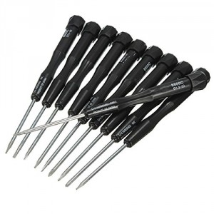 10in1 Repair Tool Kit Phillips Torx T3 T5 T6 Jeu de tournevis Pour Macbook Air / Pro