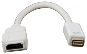 HQ CABLE-1102-0.2 Câble adaptateur mini DVI vers HDMI F pour MacBook 0,20 m