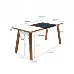 Bluelounge StudioDesk Bureau Taille XL