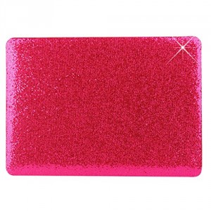 MacBook Air 13" Coque, Leathlux Bling Design Ultra Mince Hard Shell Protecteur Etui Housse Case Cover pour Apple MacBook Air 13.3" (A1466 & A1369) (NEWEST VERSION) Rouge