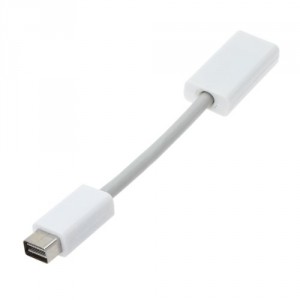 Mini 10cm Homme DVI vers HDMI adaptateur femelle Pour Macbook