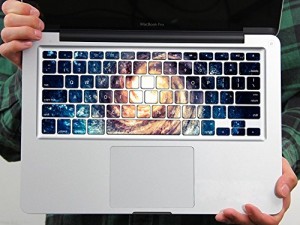 PAG Spinning Fireball PVC Keyboard Gratuit Bubble Decal autocollant Pour Macbook Pro 13 pouces 15