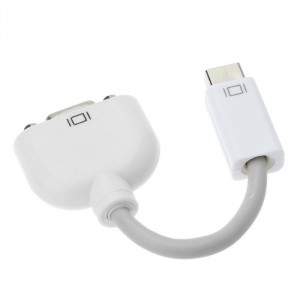 Mini DVI m‰le vers VGA femelle adaptateur pour MacBook iMac MacBook Pro