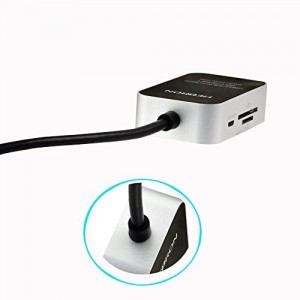 HEBRON USB 3.0 Hub pour Mac Macbook Pro Retina Air 11 13 15 | avec lecteur des cartes SD/TF et Ether