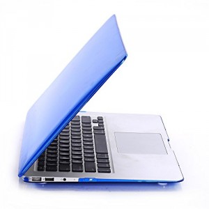 Supremery Apple Macbook Pro Retina 15 (15.4) Case Laptop Bag Hard - Shell - Case Bag Sleeve Case (Macbook Pro 15 Retina, bleu foncé hardcase transparent)