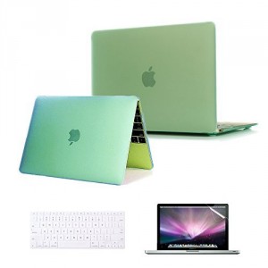 se7enline [3 en 1 Bundle] pour Apple MacBook mk4 m2ll/un modèle 30,5 cm A1534 pour ordinateur portable avec écran Retina 2015 nouvelle version nouvelle libération Coque Soft Touch Givré See Thru Coque rigide en caoutchouc pour MacBook 30,5 cm "avec écran 