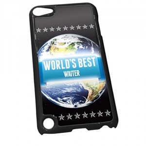 Serveur Noir pour iPod Touch 5 Motif 1429 Bleu Worlds Best Job