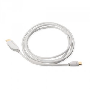 Cable Matters® Plaqué or Mini DisplayPort (Thunderbolt™ Port Compatible) à HDTV Câble en Blanc 2m