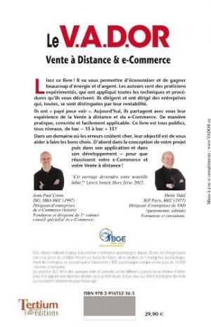 Le V.A.D.OR Réussir e-commerce et vente à distance