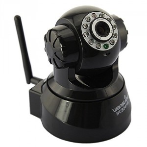 Sidiou Group Moniteur sans fil Caméra de surveillance réseau Pan & Tilt sécurité IP Spy Video HD 720p Night Vision Support de caméra carte 64G TF