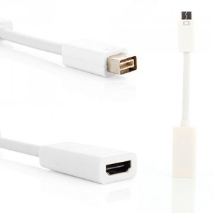 Neuftech Mini DVI (mâle) vers HDMI (Femelle) câble adaptateur pour IMAC(Intel Core Duo), MacBook, MacBook Pro, MacBook Air, Mac mini et PowerBook G4