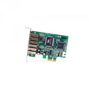 StarTech.com PEXUSB7LP Carte Adaptateur PCI Express vers 7 Ports USB 2.0 Carte PCIe Interne Externe 1x IDC Mâle 1x SP4 Mâle 6x USB A Femelle