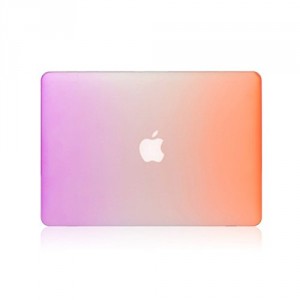 Mode de Rainbow Cover Laptop Case Colorful Coque de protection pour Apple MacBook Pro 15,4 pouces