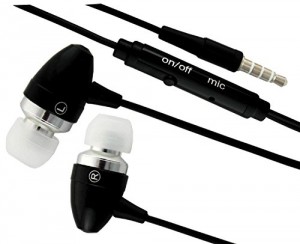 C63 ® Écouteurs Noir Écouteurs intra-auriculaires mains libres avec micro. Pour Samsung Galaxy S5 S4 S6, iPhone 6 6 Plus, 5S, 4S, iPad, iPod, lecteurs MP3/MP4, MacBook Pro et Tablet PC