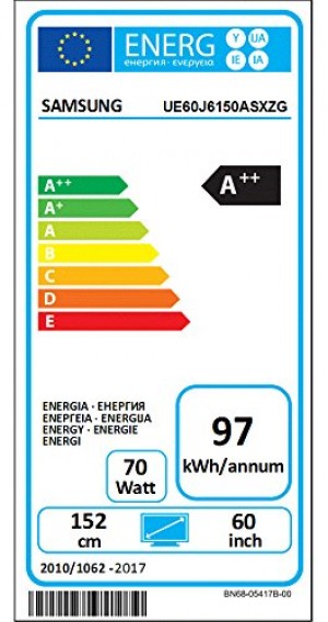 Téléviseur LED 152 cm 60 pouces Samsung UE60J6150 EEK A++